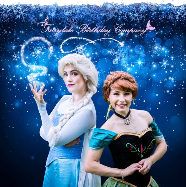 Snow sisters with logo