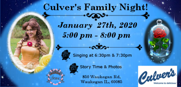 Culvers Family Night Beauty Princess jan 27Banner